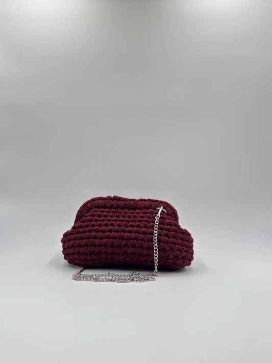 Clutch Glitter chiusa con catena