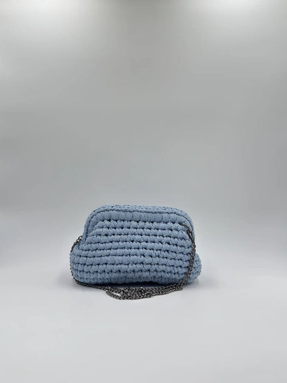 Clutch Glitter chiusa con catena