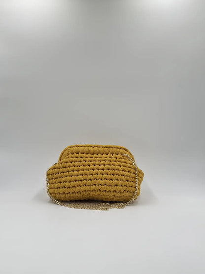 Clutch Glitter chiusa con catena